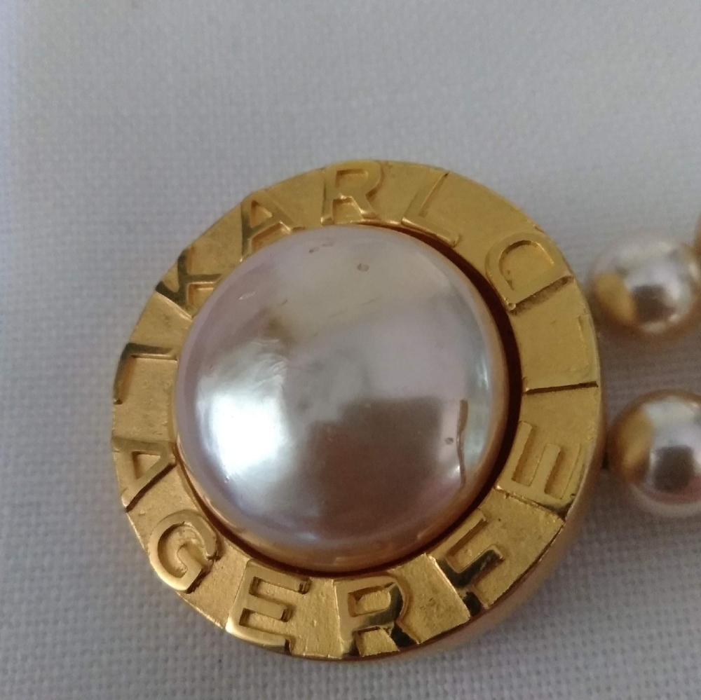 Karl Lagerfeld vintage pearl bracelet - Picture 7 of 7
